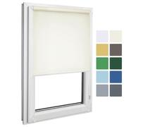 Home Vision Store Enrouleur sans perçage sur Mesure 10 Couleurs Tissu Largeur 30-129 cm Hauteur 120-220 cm Store intérieur tamisant occultant Thermique Design Contemporain