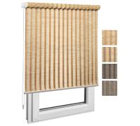 Home Vision Store Store Bali Effet Bambou à percer sur Mesure 4 Couleurs Largeur 30-129 cm Hauteur 120-220 cm décoration Naturelle tamisante Style Moderne