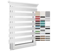 Home Vision Store Store Jour Nuit à percer sur Mesure 20 Couleurs Largeur 30-129 cm Hauteur 120-220 cm Tissu tamisant occultant Design Moderne et Pratique