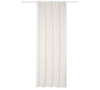 HOME WOHNIDEEN 100% occultant, Structure décorative Duncan occultante, 300 x 145 cm, Ruban combiné, Couleur : Blanc Laine, Dimensions : 300 x 135 cm, Nombre : 1