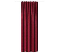 HOME WOHNIDEEN 85987 | Rideau Thermique en Chenille Thermique - 245 x 135 cm (Hauteur x Largeur) - Couleur : Bordeaux
