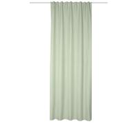 HOME WOHNIDEEN Duncan 100% occultant, Structure décorative prête à l'emploi, 300 x 145 cm, Ruban combiné, Couleur : Sauge, Dimensions : 300 x 135 cm, Nombre : 1