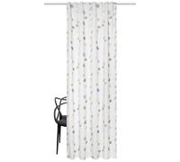 HOME WOHNIDEEN Effie Foulard en mélange Polyester/Coton, 245 x 135 cm, imprimé, Couleur : Naturel, Dimensions : 245 x 135 cm, quantité : 1
