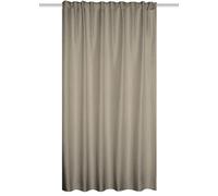 HOME WOHNIDEEN Eskamio Rideau Thermique Opaque - Structure en Lin - Ruban Multifonction - Couleur : Beige - Dimensions : 160 x 135 cm - Quantité : 1