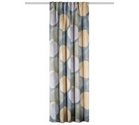 HOME WOHNIDEEN Millan Rideau occultant Impression numérique 245 x 135 cm Ruban combiné Couleur : Jaune Dimensions : 245 x 135 cm Nombre : 1