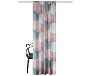 HOME WOHNIDEEN Millan Rideau occultant Impression numérique 245 x 135 cm Ruban Multifonction Couleur : Vieux Rose Dimensions : 245 x 135 cm Nombre : 1