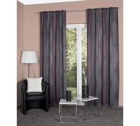 Home WOHNIDEEN Rideau occultant, imprimé, avec Bande combinée de 10 cm, Couleur : cuivre, Dimensions : 245 x 135 cm, Nombre : 1