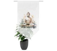 HOME WOHNIDEEN Zayra Rideau de fenêtre en Voile avec Impression numérique