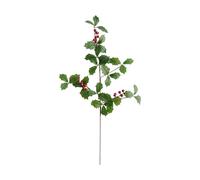 home&you - Bouquet Celin, Branche de Houx décoration de Noël, Plante Artificielle, Baies Rouges, pour Table, Sapin, intérieur, extérieur, 67cm - Vert