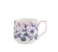 home&you - Mug Verise, Grand Mug 430 ml, Tasse à Café, Thé et Expresso, en New Bone China, Motif Floral, Idéal le Petit Déjeuner, Cadeau pour Amie, Maman - Multicolore