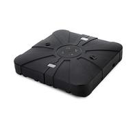 Home Zone Living Base de Parasol carrée pré-assemblée de 86,4 cm avec Roues roulantes pour terrasse, Piscine, Jardin, supporte Un Parasol jusqu'à 3,3 m