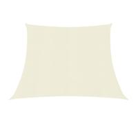 @Home3776Chic Voile D'Ombrage Toile Solaire Rectangulaire Décor - Toile d Ombrage pour Jardin Terrasse Camping 160 g-m² Crème 4-5x3