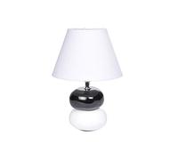 HOMEA 6LCE083BC LAMPE, CERAMIQUE, 40 W, BLANC, L.19l.19H.27CM