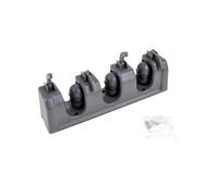 Homéa, Accroche pour 3 Balais + 4 Crochets Anthracite