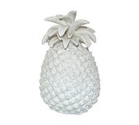 Homéa, Ananas Polyrésine 19,5 x 19 x H29,5 cm Blanc