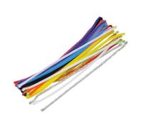 Homéa, Assortiment de 30 Brins de Chenilles H30 cm Multicolores