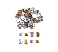 Homéa, Assortiment Pierres Acryliques Ambre - 40Gr