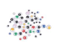 Homéa, Assortiment Yeux Mobiles Couleurs 2 Tailles 50 pièces