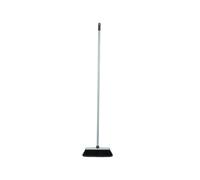 Homéa, Balai d'Intérieur Premium Manche Métal 130 cm Semelle Antichoc Bleu Givré