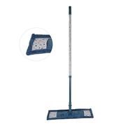 Homéa, Balai MOP Microfirbre Manche Métal Téléscopique 74>130 cm Terrazzo