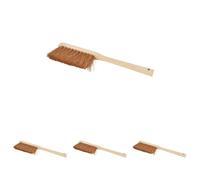 Homéa, Balayette Bois Fibres de Coco Manche Long 45 cm (Lot de 4)