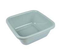 Homéa, Bassine Carrée Plastique 15L 38 x 38 x H15,5 cm Bleu Givré