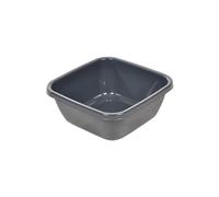 Homéa, Bassine Carrée Plastique 6L 30 x 30 x H12 cm Anthracite