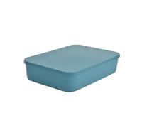 Homéa, Boite avec Couvercle Plastique 5,5L 35 x 25 x h,8 cm Emeraude