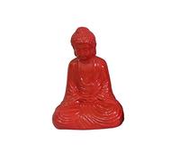 Homéa, Bouddha Céramique 17 x 13 x H25 cm Rouge