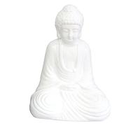 Homéa, Bouddha Céramique 21 x 14 x H30 cm Blanc