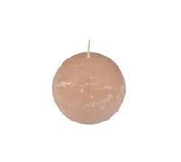 Homéa, Bougie Boule D7,5 x H7 cm Rustique Coloris Taupe