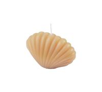 Homéa, Bougie Forme Coquillage 9 x 5 x H6 cm Arty Coloris Semoule