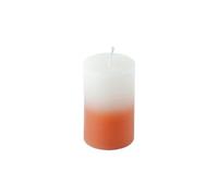 Homéa, Bougie Pilier D5 x H8 cm Arty Tie And Dye Blanc et Blush