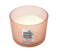 Homéa, Bougie Verrine 3 Mèches D11 x 8 cm Essentiel Parfum Opium