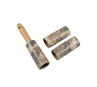 Homéa, Brosse Vêtements Adhésive Manche en Bambou 20 Feuilles + 2 Recharge 20 Feuilles