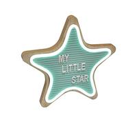 Homéa, Cadre Déco Néon à Message 23,6 x 2,8 x 23,6 cm Sweet Kids Etoile