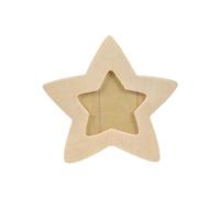 Homéa, Cadre Etoile à Poser en Bois 12 x 0,5 x H11 cm