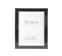Cadre Photo Déco Esprit Matière 24x30cm Noir Noir G