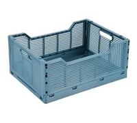 Homea - Cagette pliable FOLDY - Taille L - Bleu - Foldy Douceur d'intérieur Bleu G