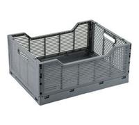 Homea - Cagette pliable FOLDY - Taille L - Gris - Foldy Douceur d'intérieur Gris G