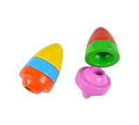 Homéa, Crayon Cire Fusée pour Apprentissage 6 Couleurs