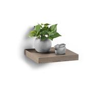 Homéa Étagère flottante MDF L25 x 22,8 cm Chêne