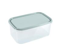 Homéa Essentiel, Boite de Conservation Plastique 4,4L 29 x 19 x H12 cm Bleu Givre