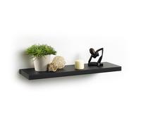 Homéa, Etagere Flottante MDF L75 x 22,8 cm Noir