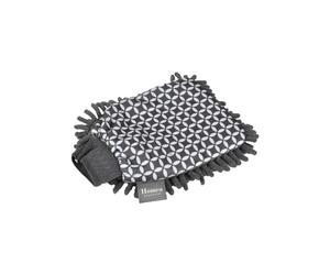 Homéa, Gant Chenille Microfibre Polyester 23,5 x 15 cm Geoflower