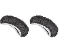 Homéa, Housse pour Balai Chenille Microfibre Polyester 23 x 11,5 cm Gris Anthracite (Lot de 2)