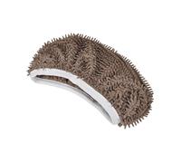 Homéa, Housse pour Balai Chenille Microfibre Polyester 23 x 11,5 cm Taupe