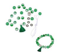 Homéa, Kit Bracelet Perles Verres 21 Perles D8Mm Vert Foncé