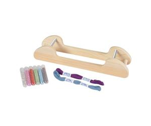 Homéa, Kit Complet Metier à Tisser avec Echevettes et Perles