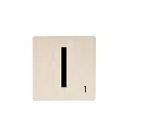 Homéa, Lettre Bois Déco Murale 15 x 15 cm "I"
